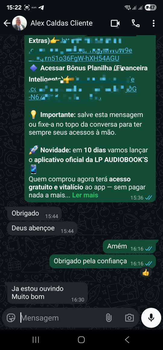 Depoimento Alex Caldas